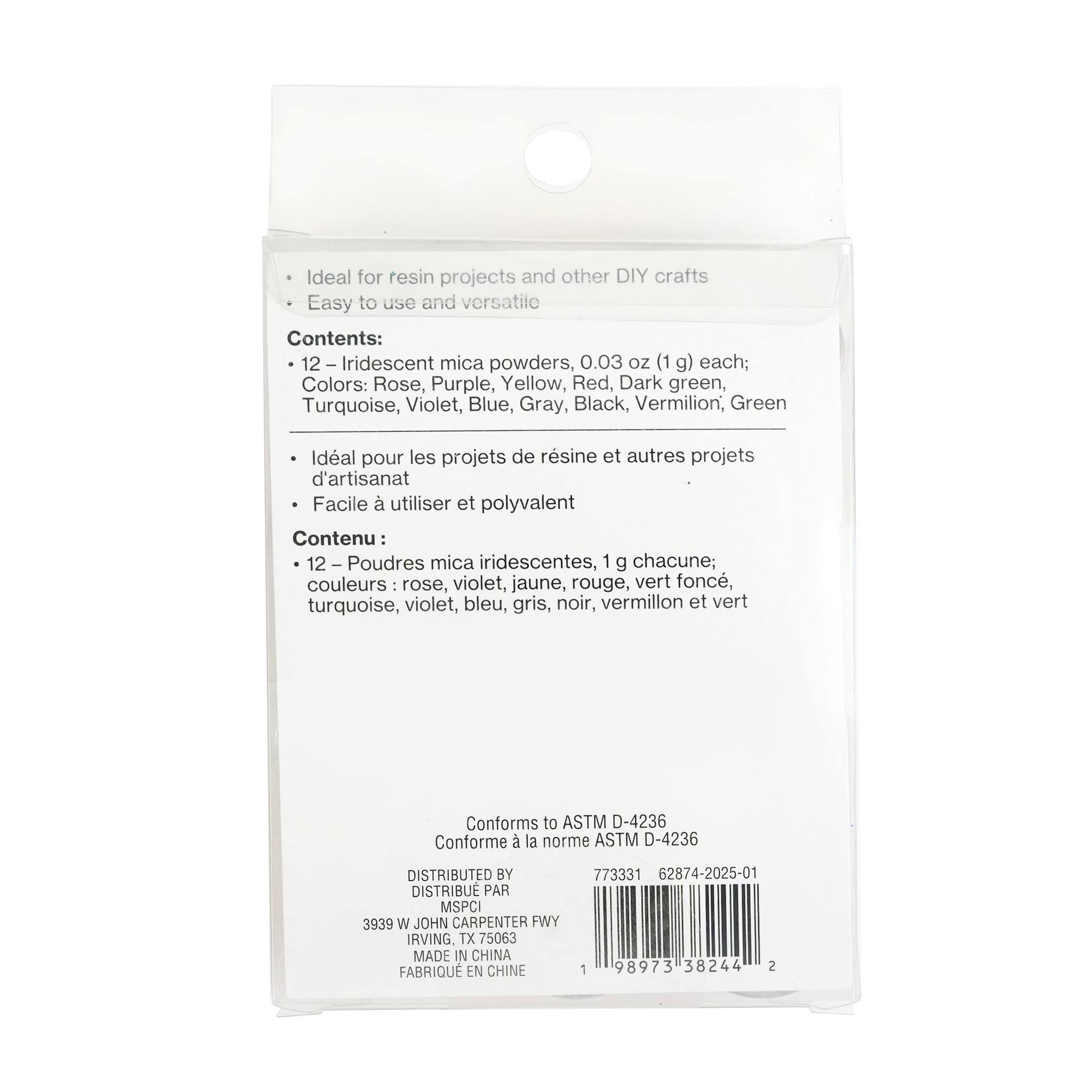 Iridescent Resin Powder Mix-Ins, 12ct. by Craft Smart™